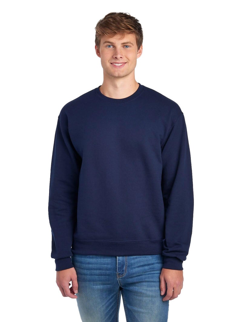 Jerzees -Men's NuBlend Fleece -Sweatshirts & Hoodies, Sweatshirt-Navy, Large - Image 1